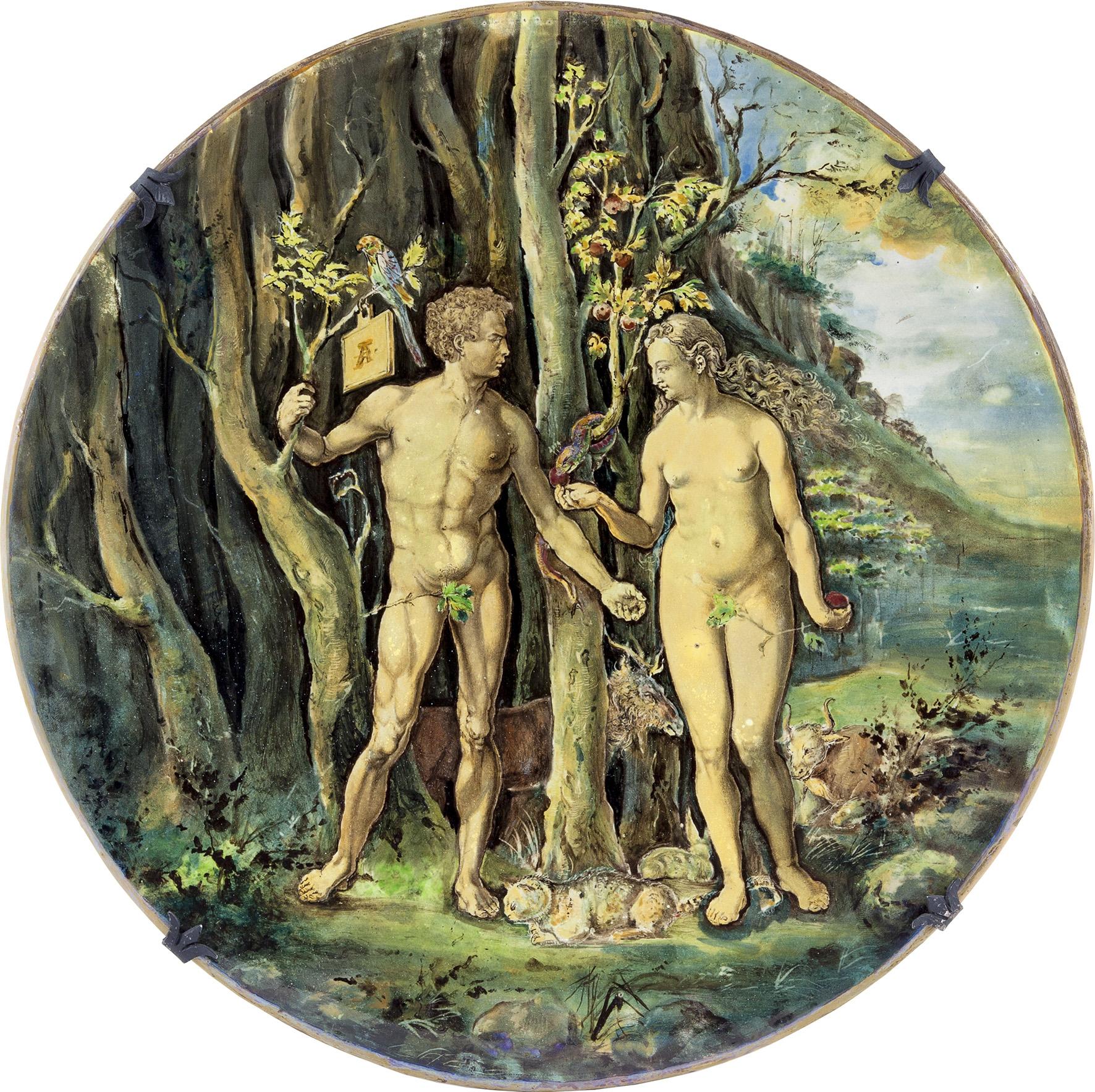 54 Farina piatto con il peccato originale small