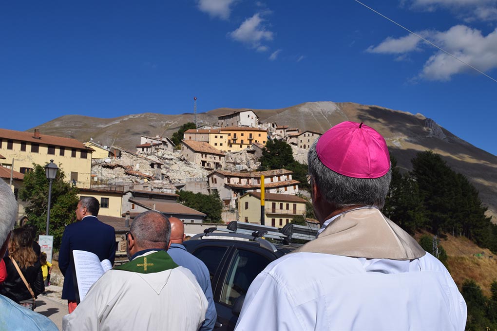 Assunta 2017 processione a Castelluccio di Norcia
