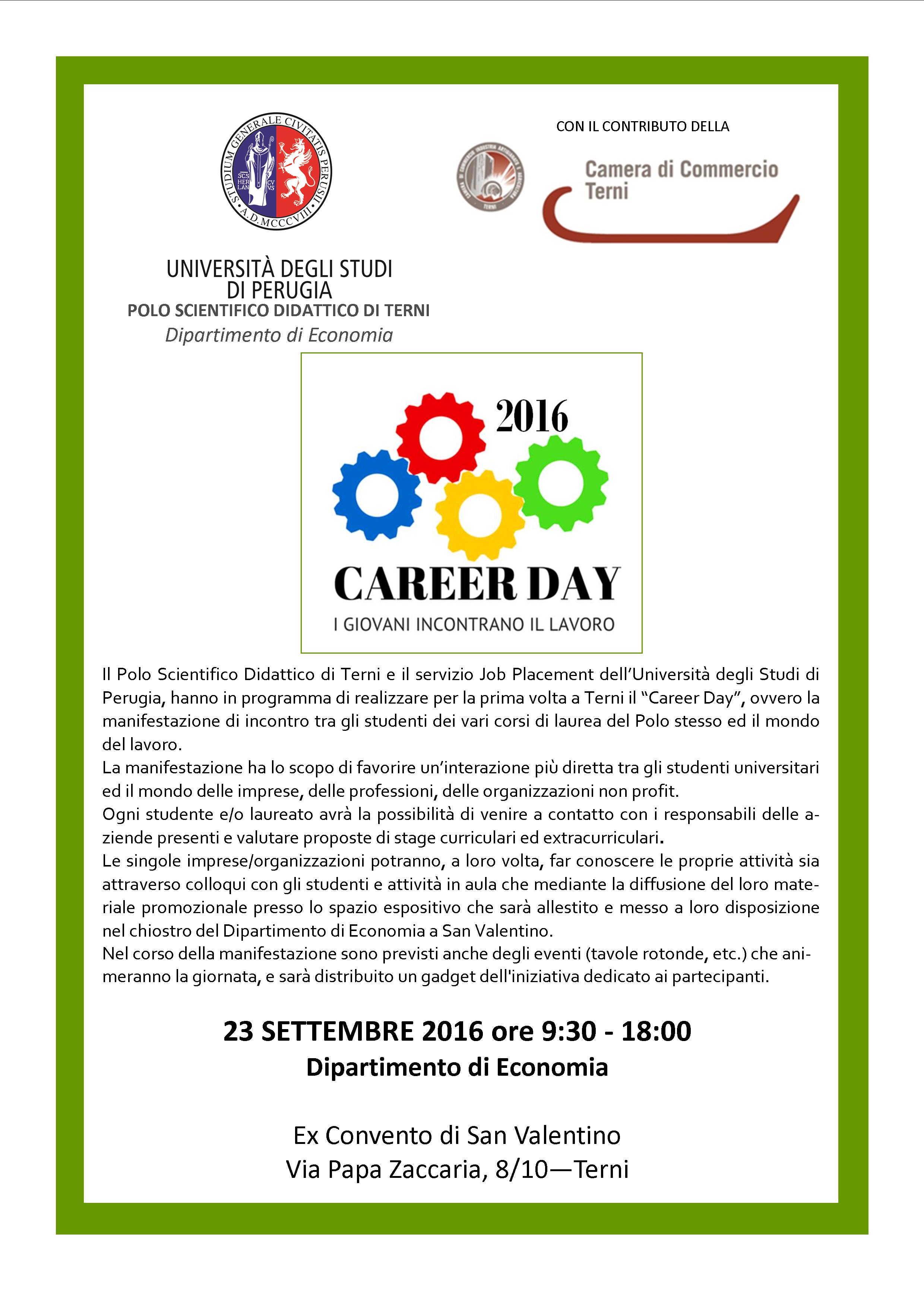CAREER DAY 23.9 TERNI