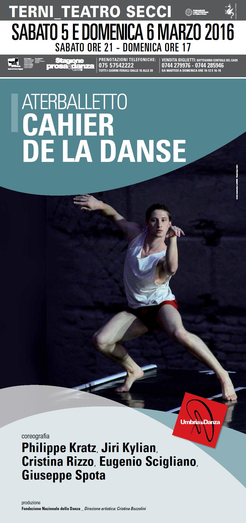 Cahier locandina