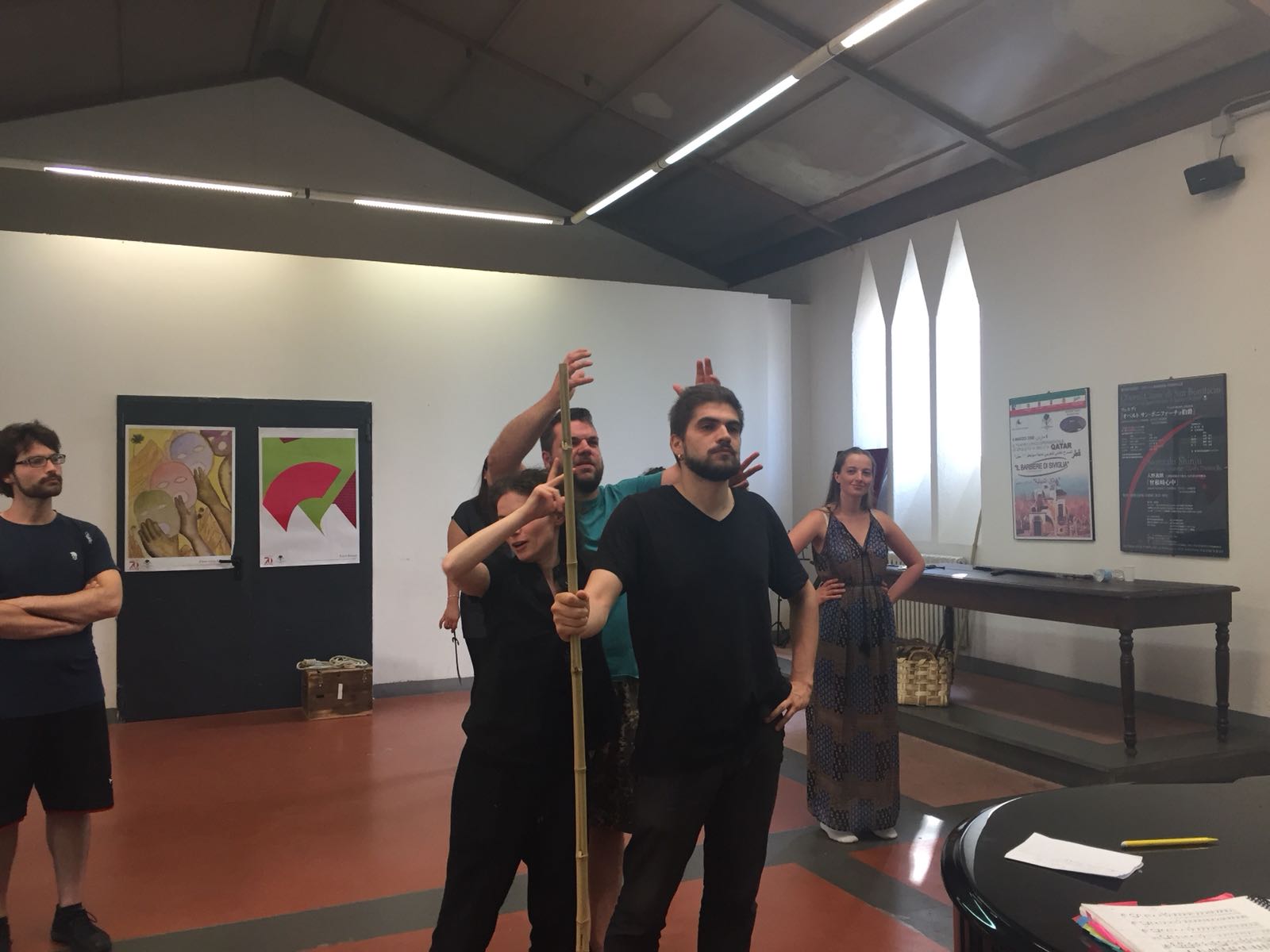 Cantanti del TLS in prova per Eine Kleine