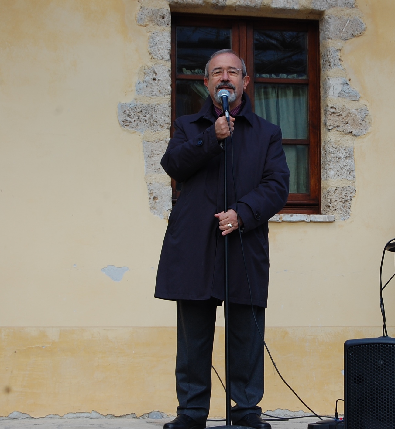 Carmelo Barbagallo durante lintervento