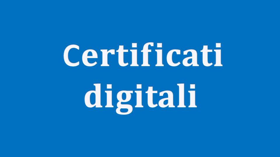 CertificatiDigitali