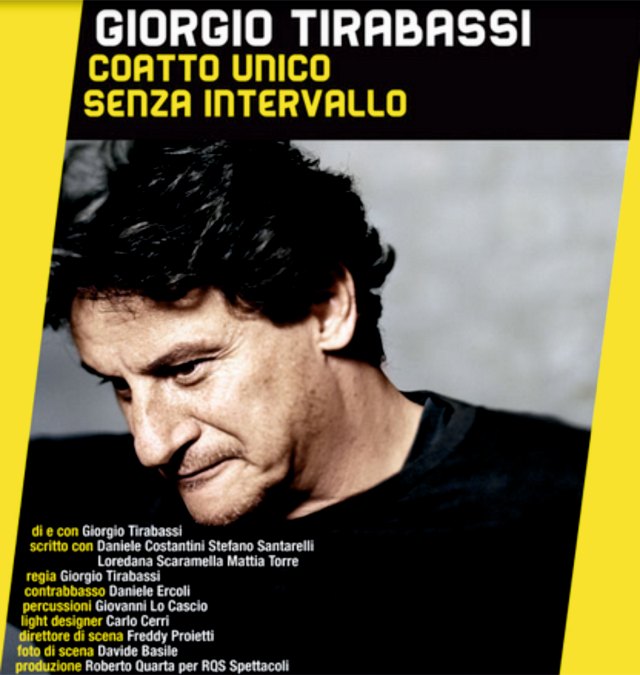 Coatto unico locandina Giorgio Tirabassi