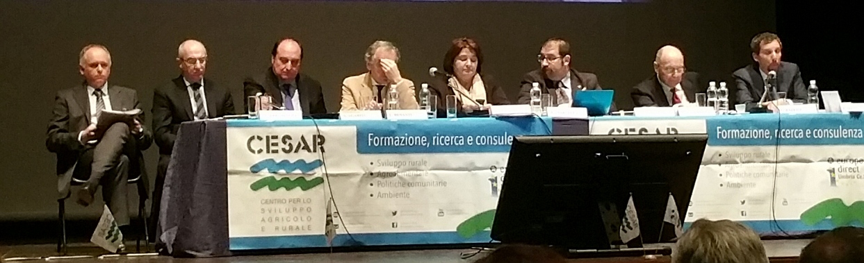Convegno Cesar Gestione rischio in agricoltura ad Assisi 2