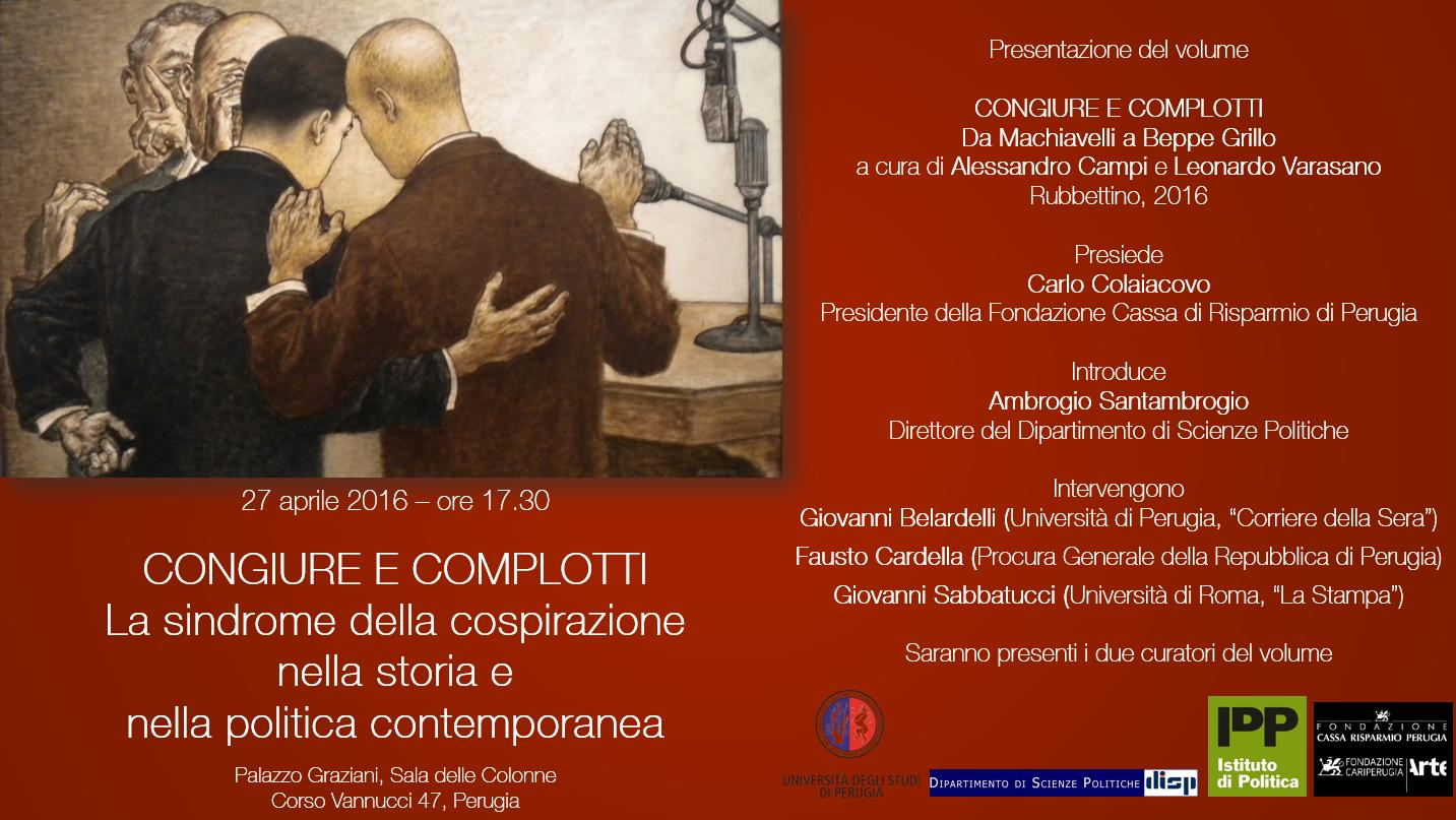 DEF locandina Congiure e complotti