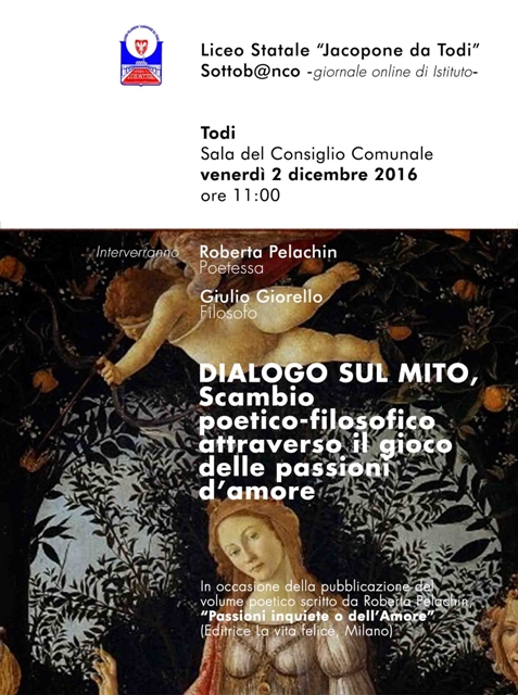 DIALOGO SUL MITO 2DICEMBRE2016 LOCANDINA EVENTO