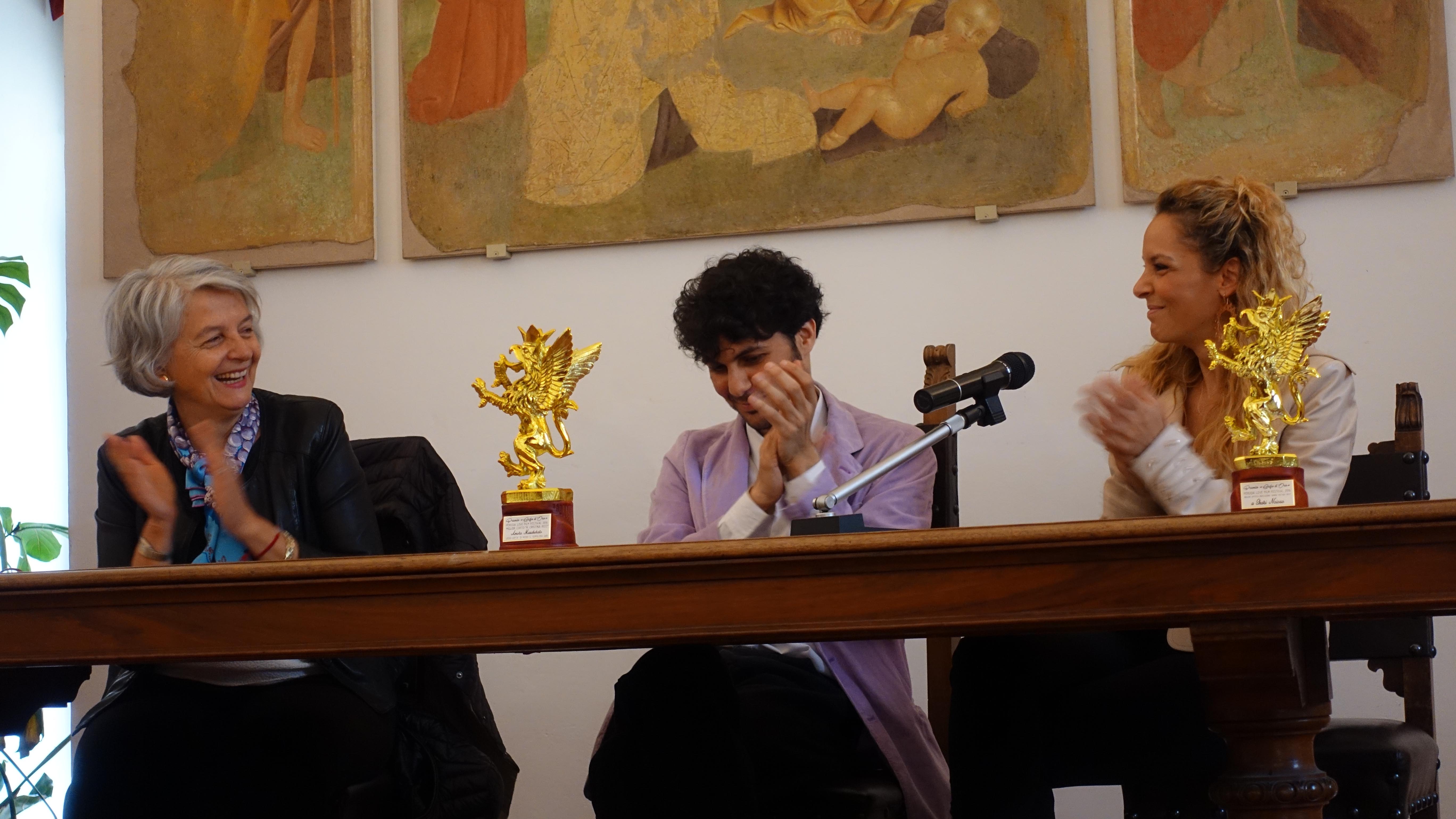 Da sin. Maria Teresa Severini Daniele Corvi Eva Scoccia
