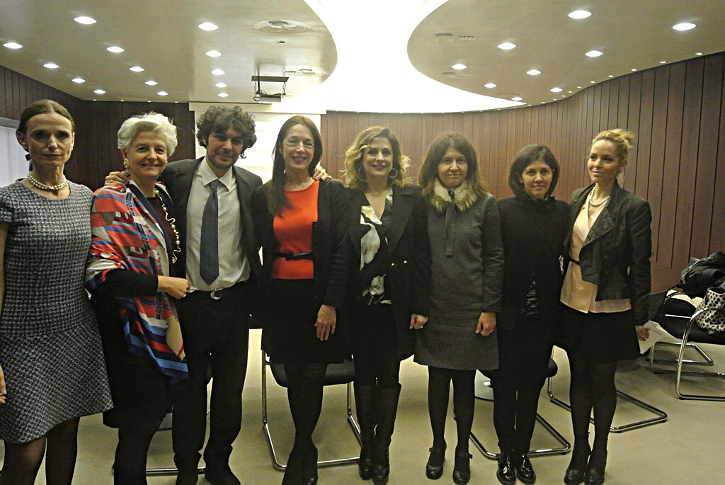Da sin. maria camilla fogliati maria teresa severini daniele corvi adriana galganoannalisa satiri elena e emanuela santicchi eva scoccia