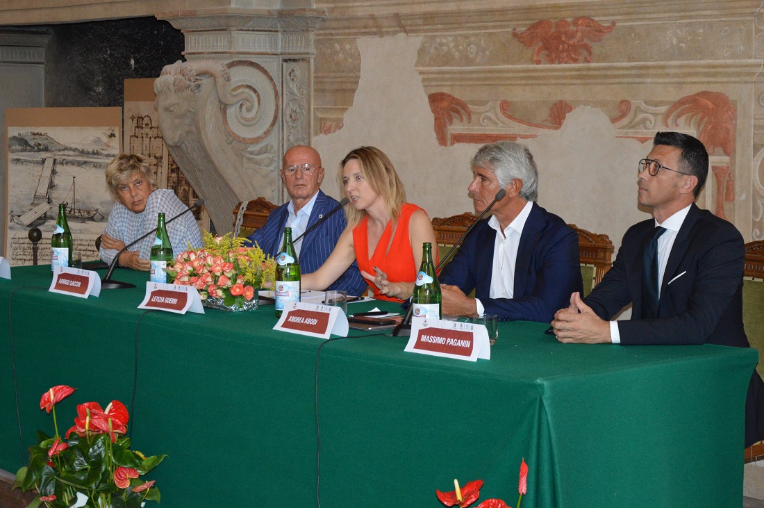 Da sinistra Emanuela Audisio Arrigo Sacchi Letizia Guerri Andrea Abodi Massimo Paganin