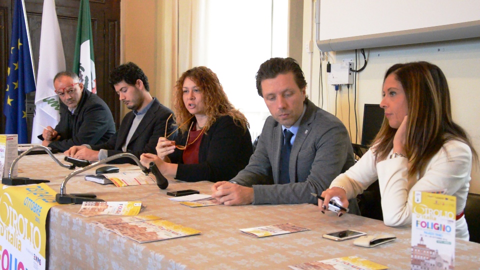 Da sinistra Leonardo Mercuri Pietro Clarici Irene Falcinelli Giovanni Patriarchi Stefania Moccoli