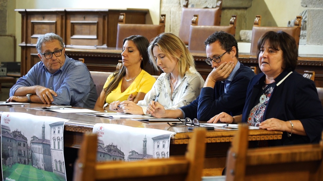 Da sinistra Massimo Massetti Anna Ascani Letizia Guerri Michele Bettarelli Fernanda Cecchini 2
