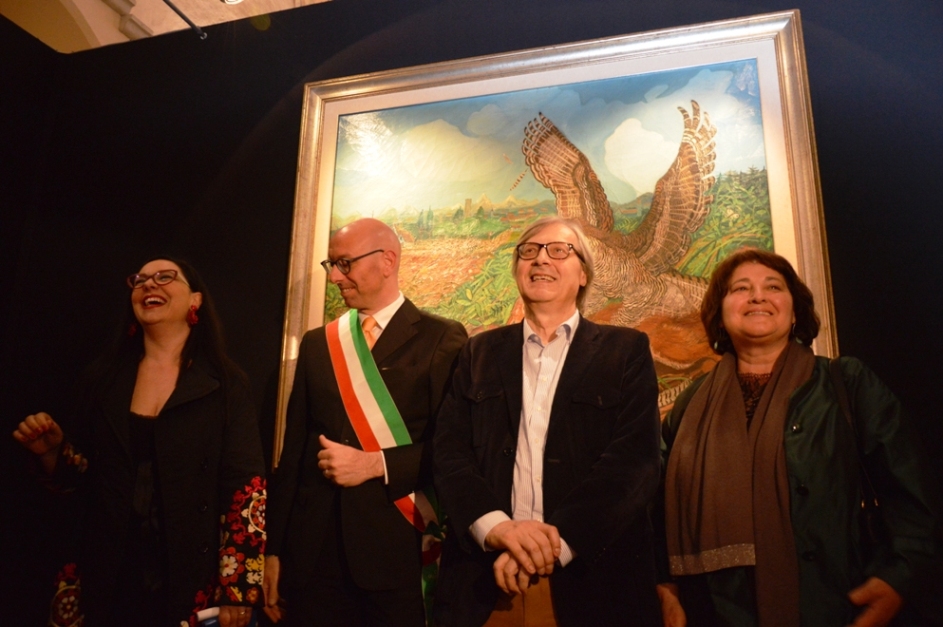 Da sinistra Monacelli Presciutti Sgarbi Cecchini