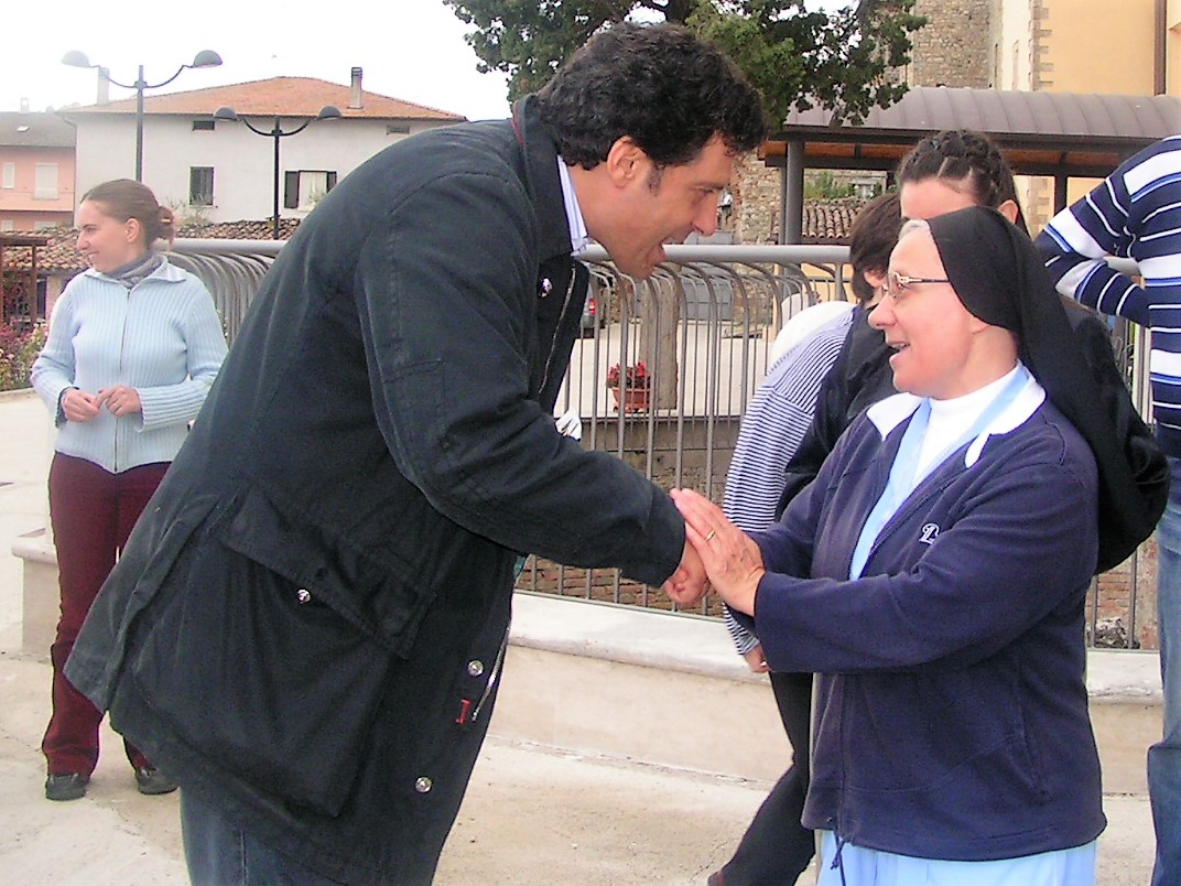Fabrizio Frizzi al Centro Speranza 3