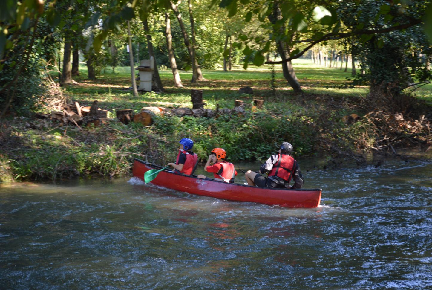 Fiume e sport canoa