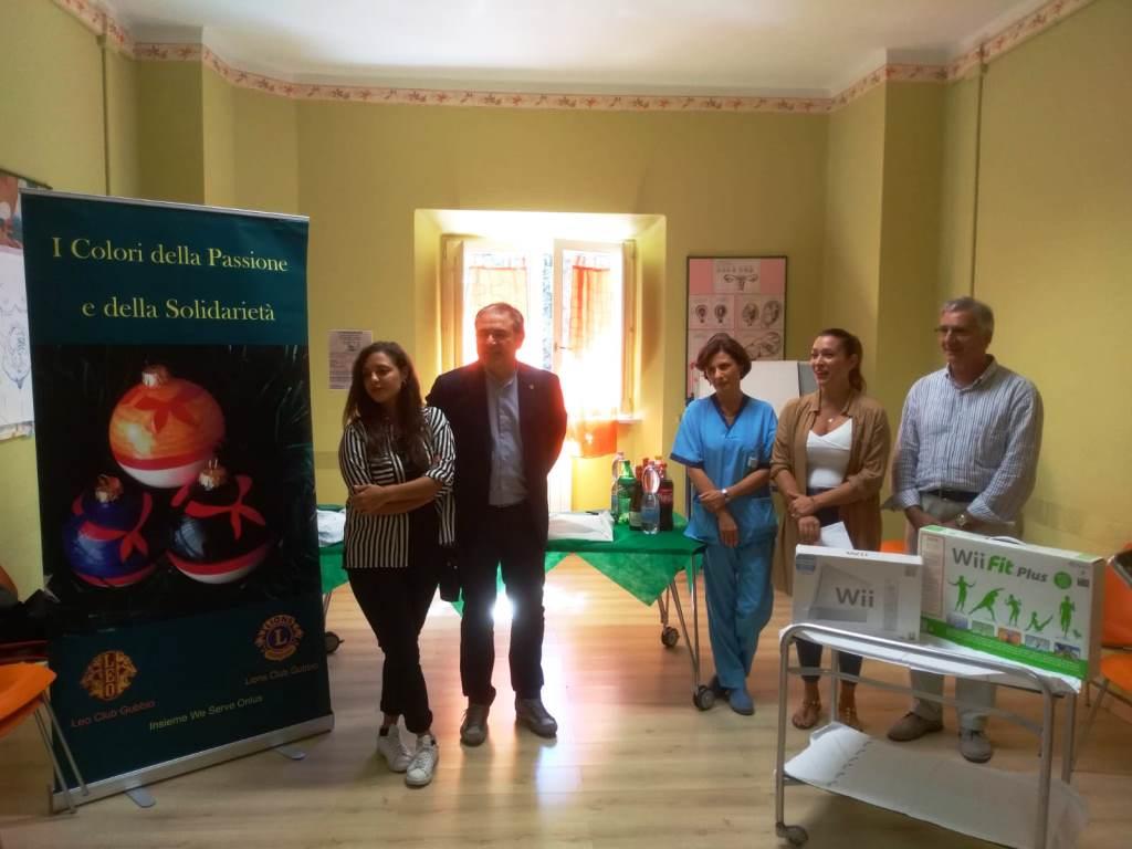 Foto Donazione Lions Gubbio Wii