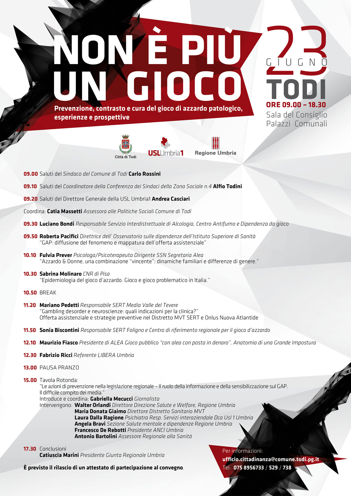 GAP Convegno Todi 23giugno2016 Locandina