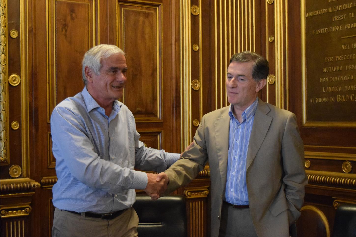 Giampiero Bianconi ed Emilio Duca