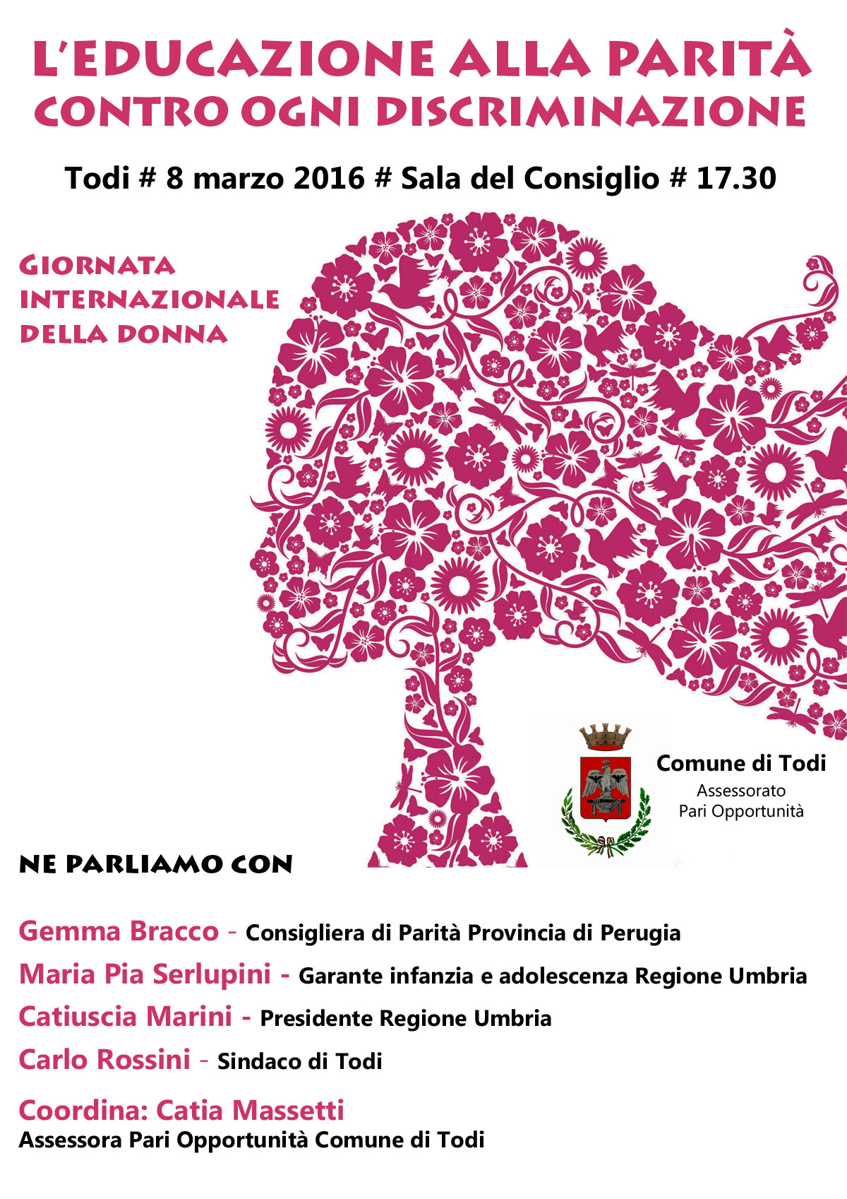 Giornata Int Donna Todi 8Marzo2016 Locandina