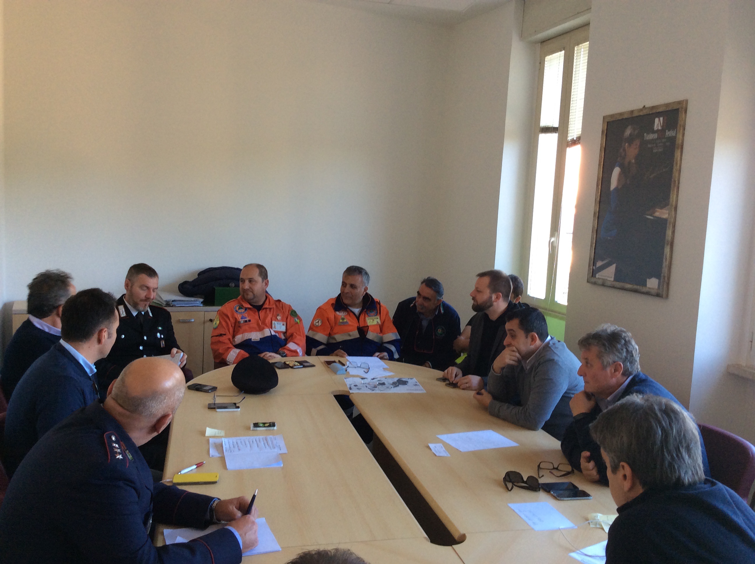Gruppo di lavoro emergenza terremoto Magione
