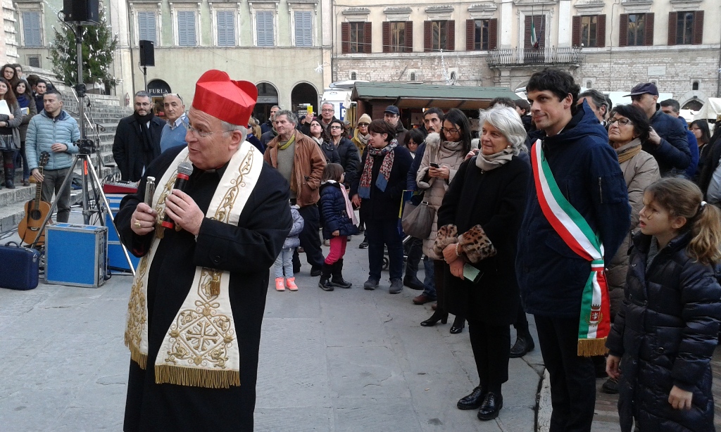 INAUGURAZIONE PRESEPE IN PIAZZA 2014