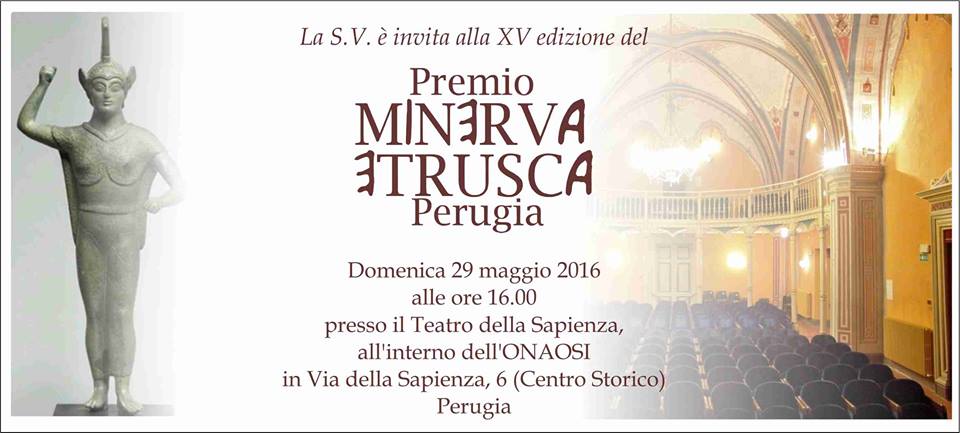 INVITO PREMIO MINERVA ETRUSCA 2016
