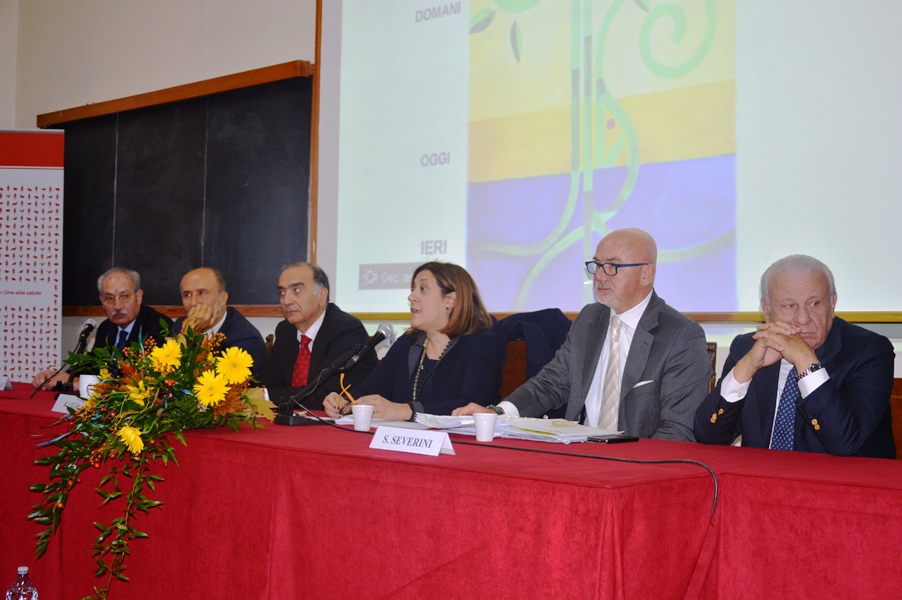 I relatori da destra Franco Moriconi Silvano Severini Catiuscia Marini Paolo Lilli