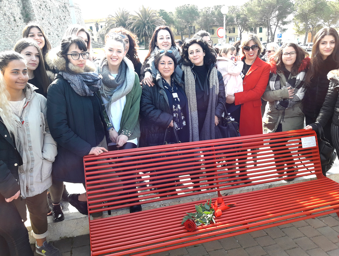 Inaugurazione Panchina Rossa 5
