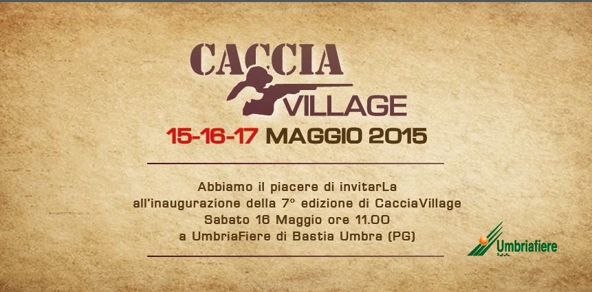 Invito Inaugurazione Caccia Village