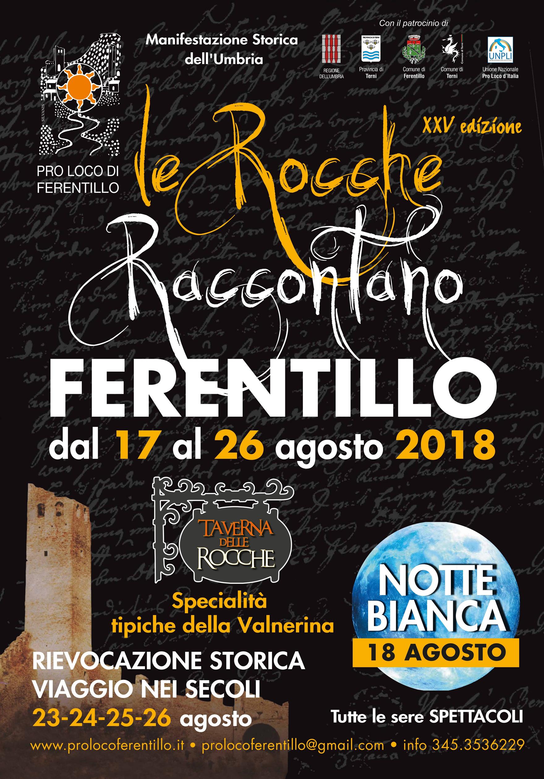Le Rocche Raccontano 2018