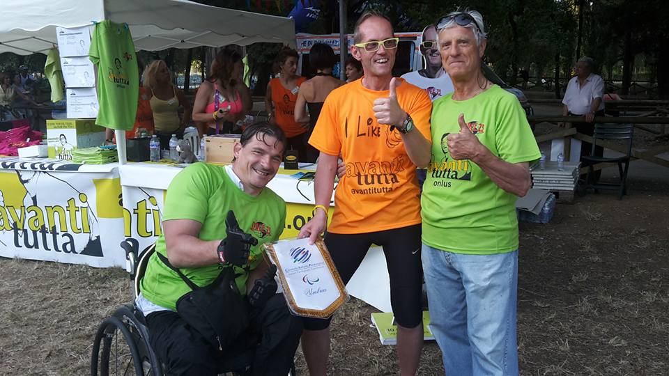 Leo con Luca Panichi e Paolo Taddei