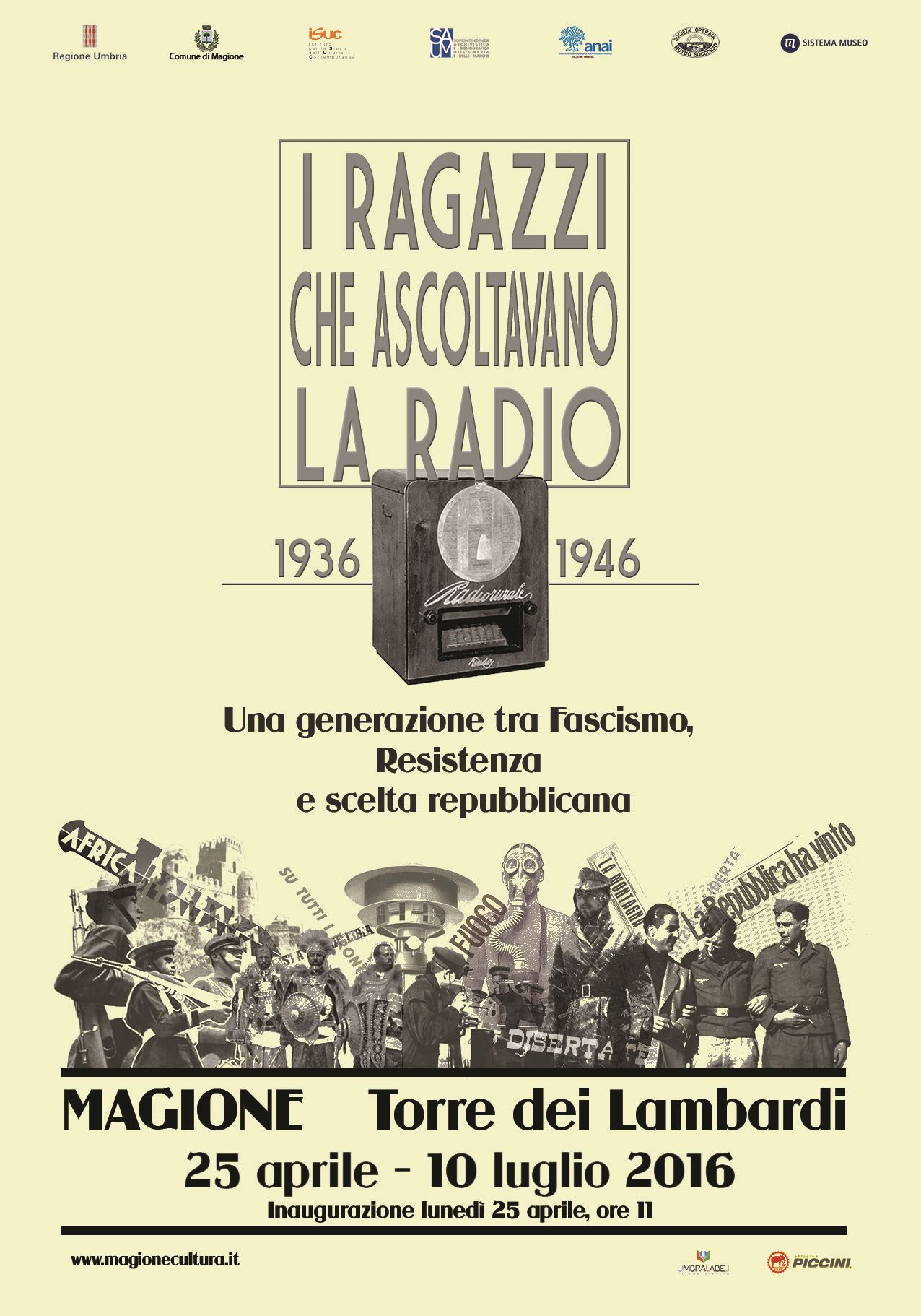 Locandina mostra 25 aprile