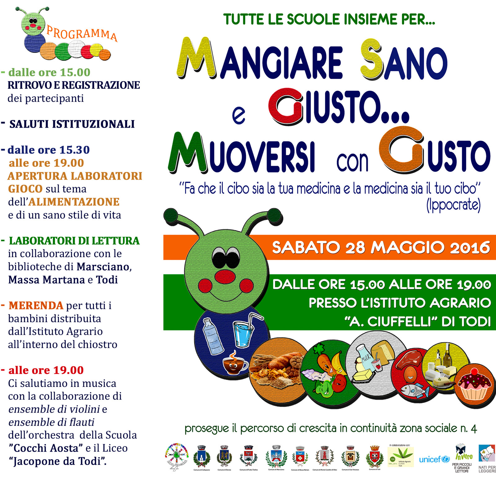 Mangiare sano Todi 28maggio2016 locandina