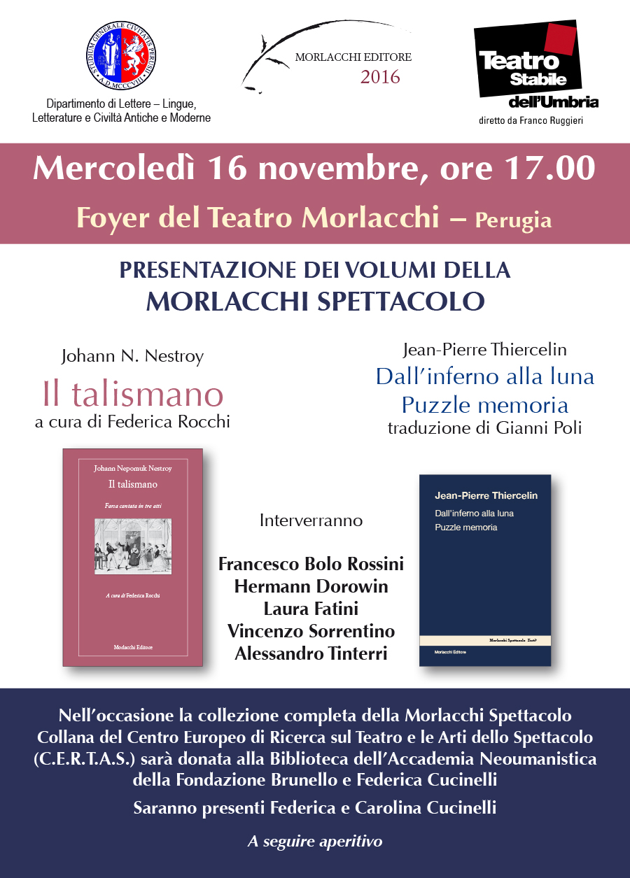 Morlacchi Spettacolo locandina