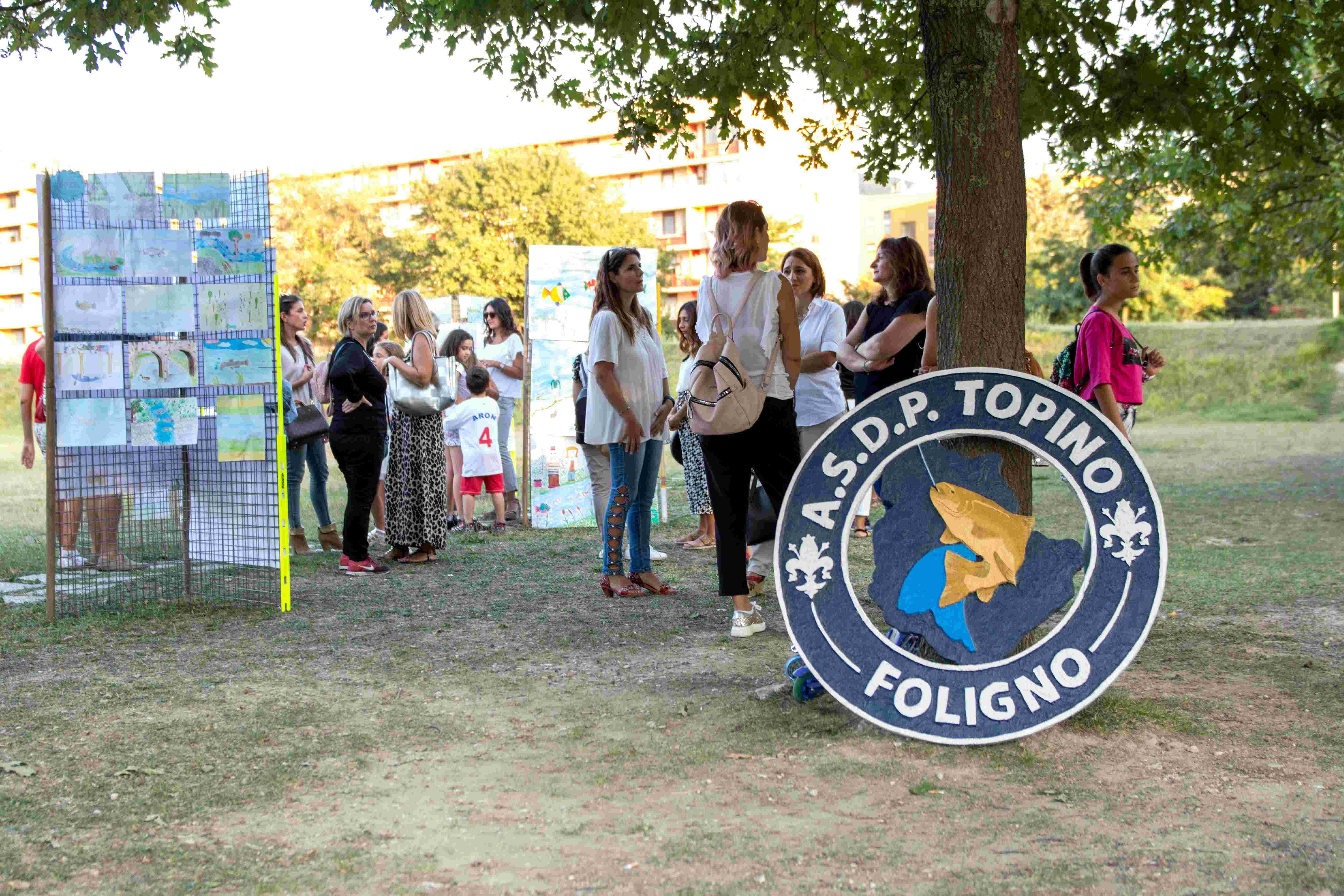 Mostra disegni Topino un fiume una società Terzo Circolo Foligno Parco Hoffmann topino10th 3