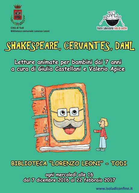 Natale Biblioteca Shakespeare Cervantes Dahl