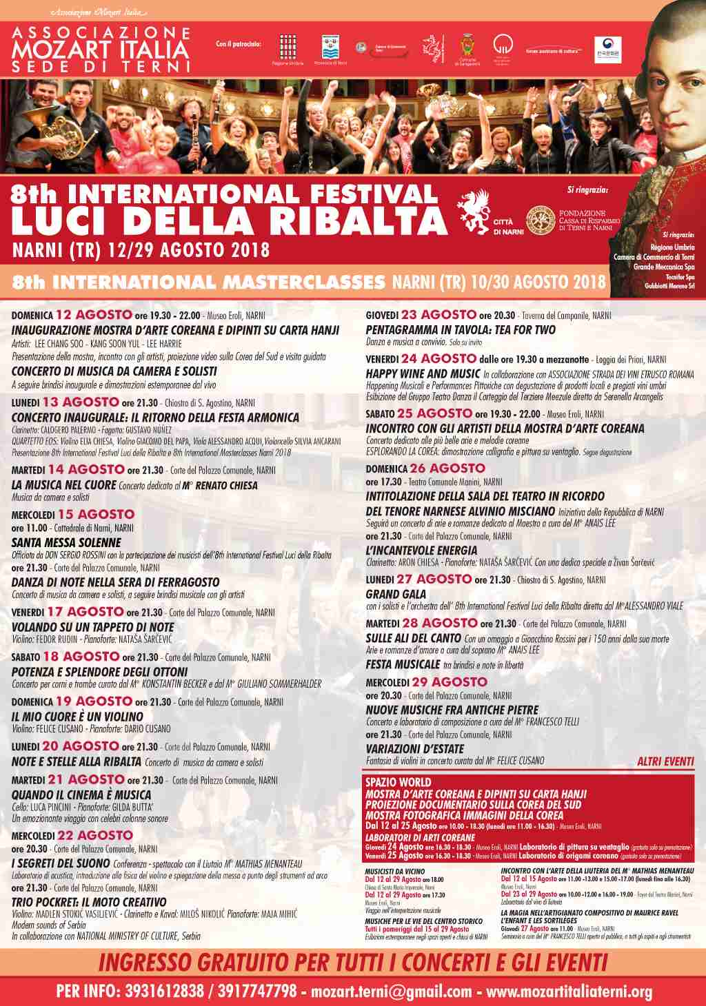 PROGRAMMA WEB 2018