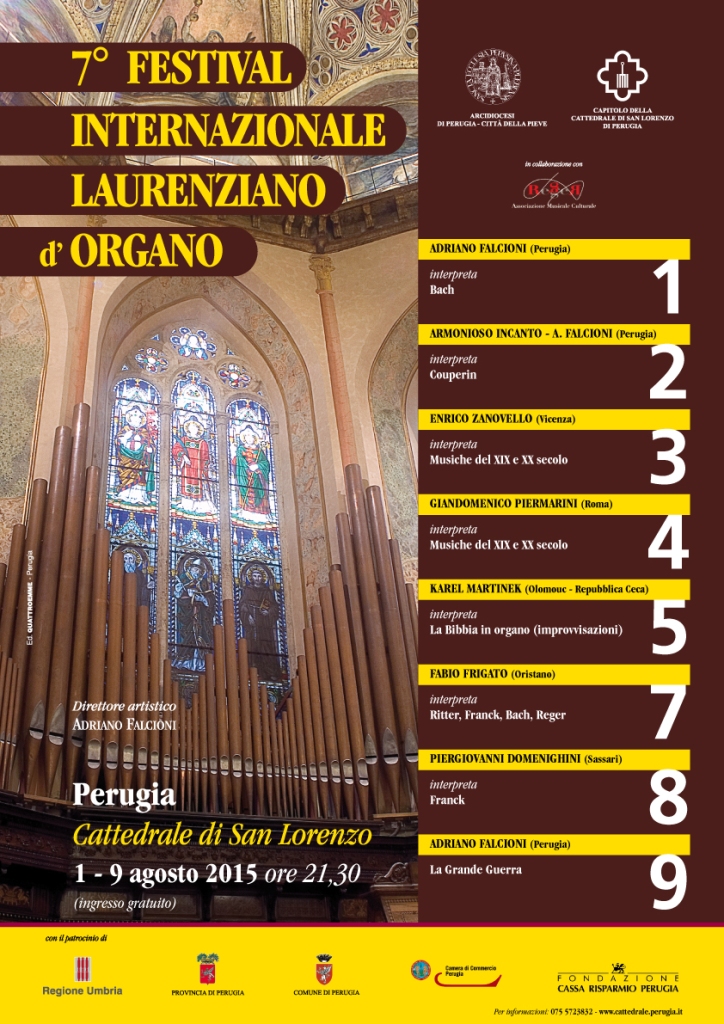 PROGRAMMA EDIZIONE 2015 FESTIVAL LAURENZIANO DORGANO