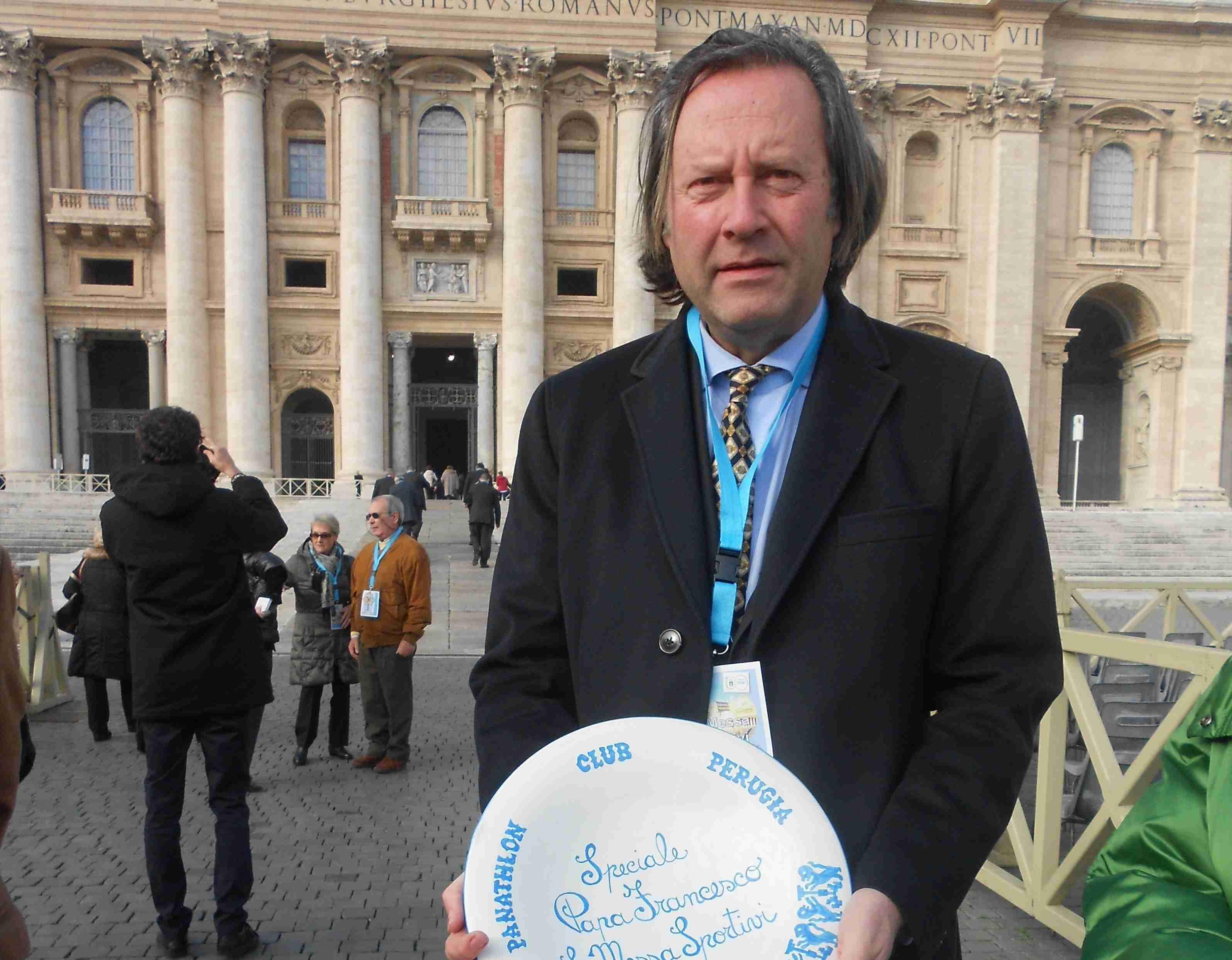 Panathlon piatto per Papa 006p