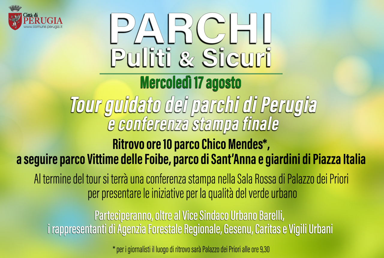 Parchi puliti e sicuri Invito