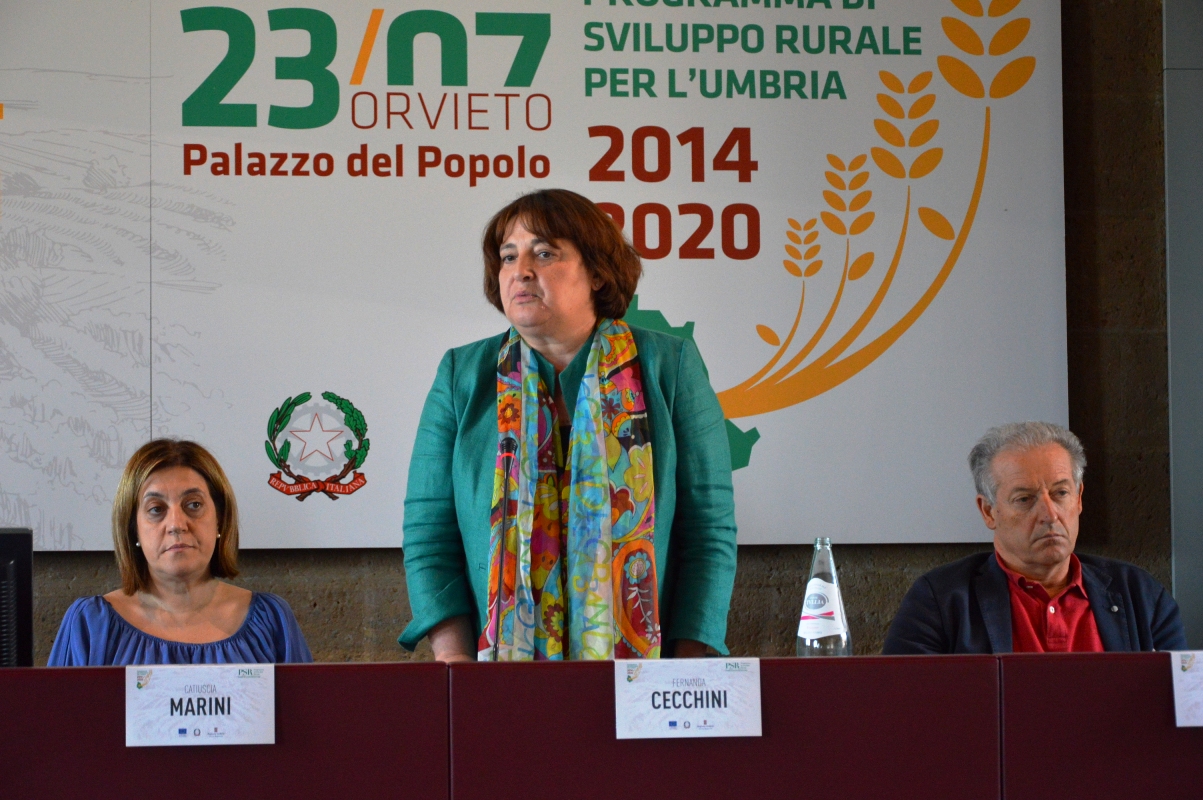 Regione Umbria da sx Catiuscia Marini e Fernanda Cecchini