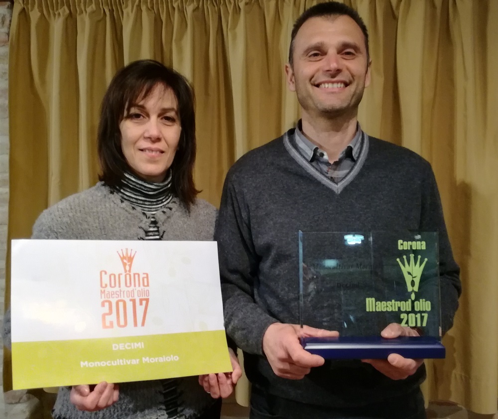 Romina e Graziano Decimi premio corona maestrodolio