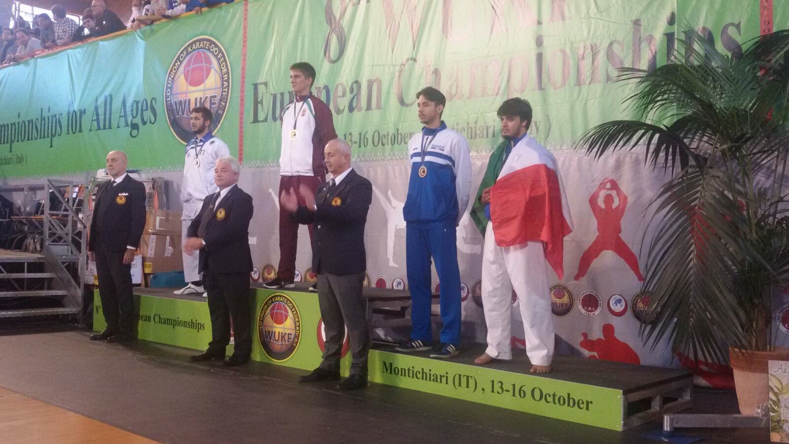 Romoli Filippo sul podio