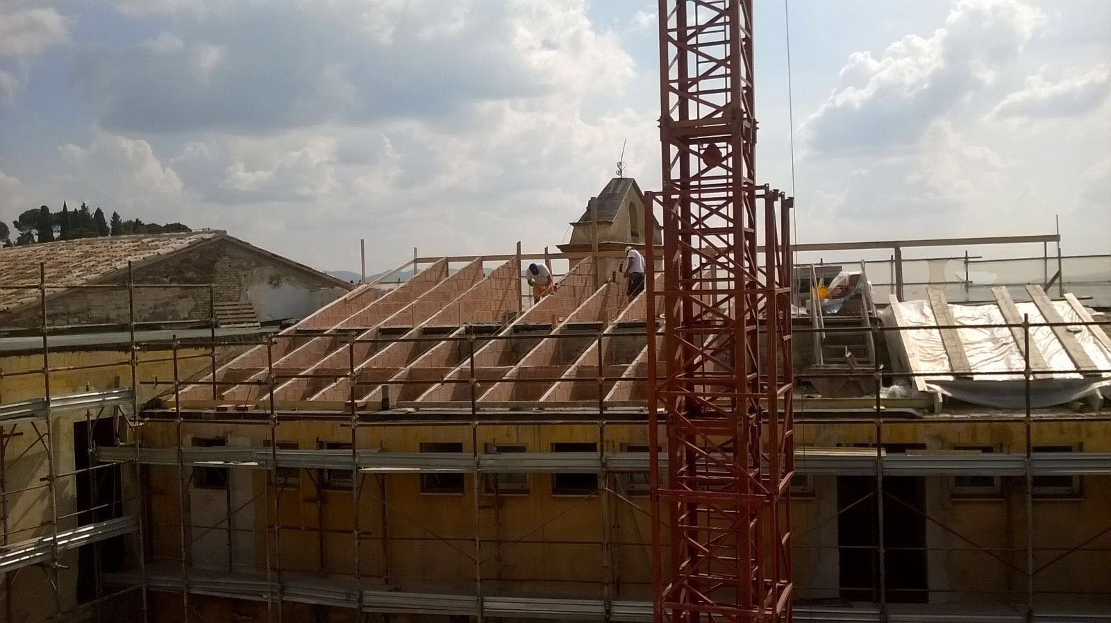 Scuola Aosta Todi Lavori in corso