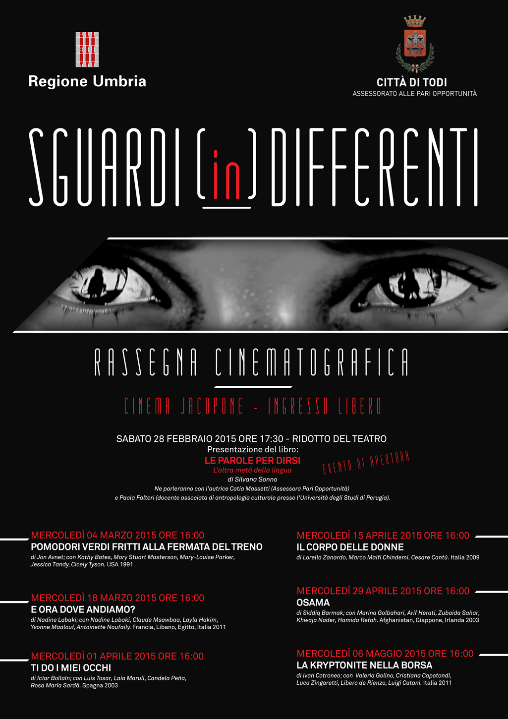 Sguardi in differenti Programma film