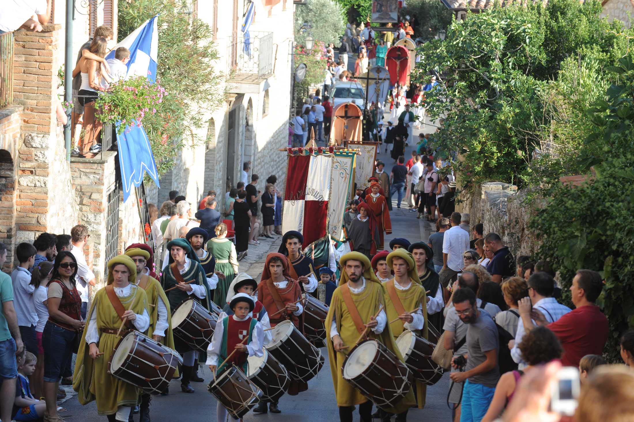 Tamburini di Corciano al CorteoStorico