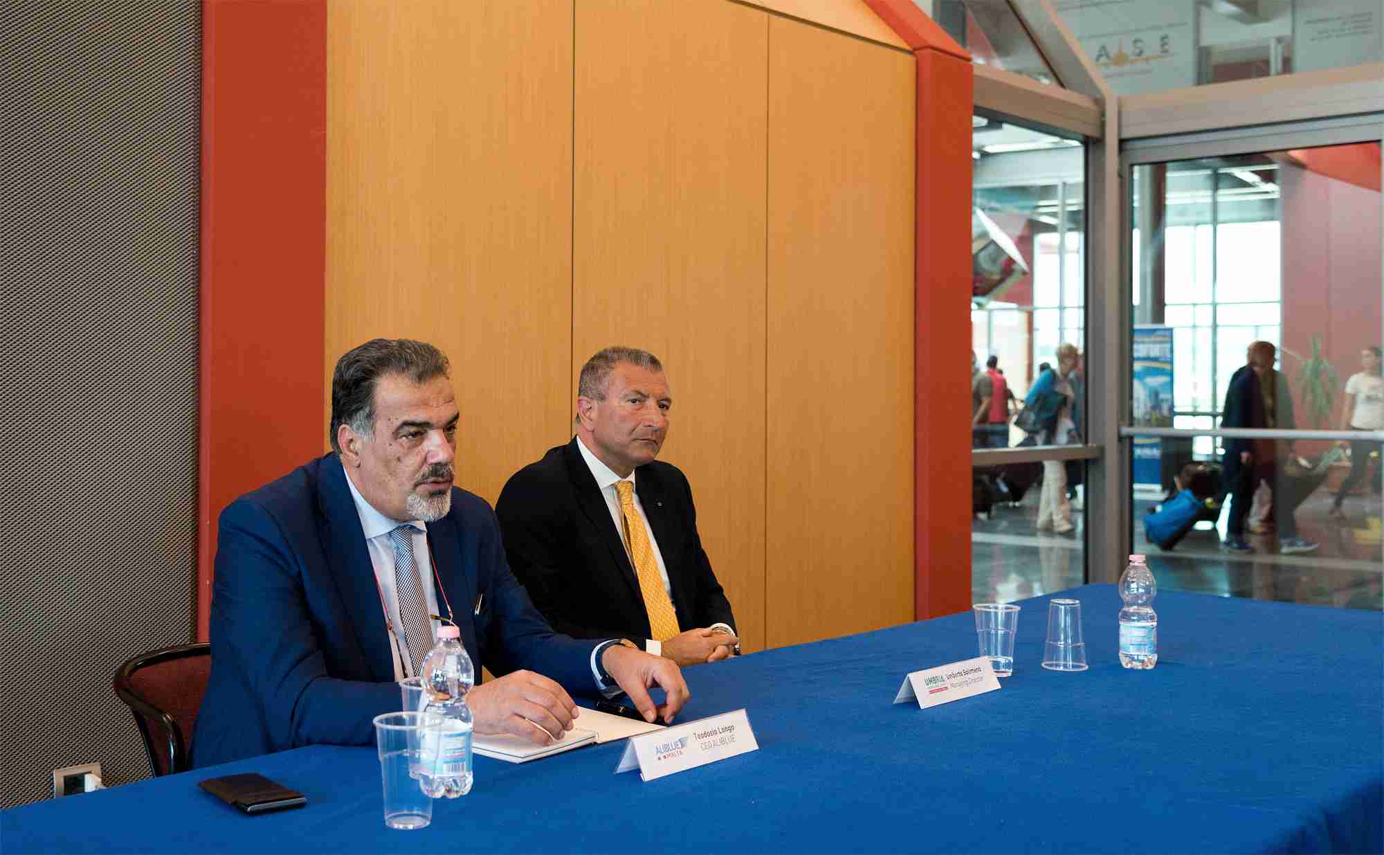 Teodosio Longo CEO Aliblue Malta Umberto Solimeno Direttore SASE