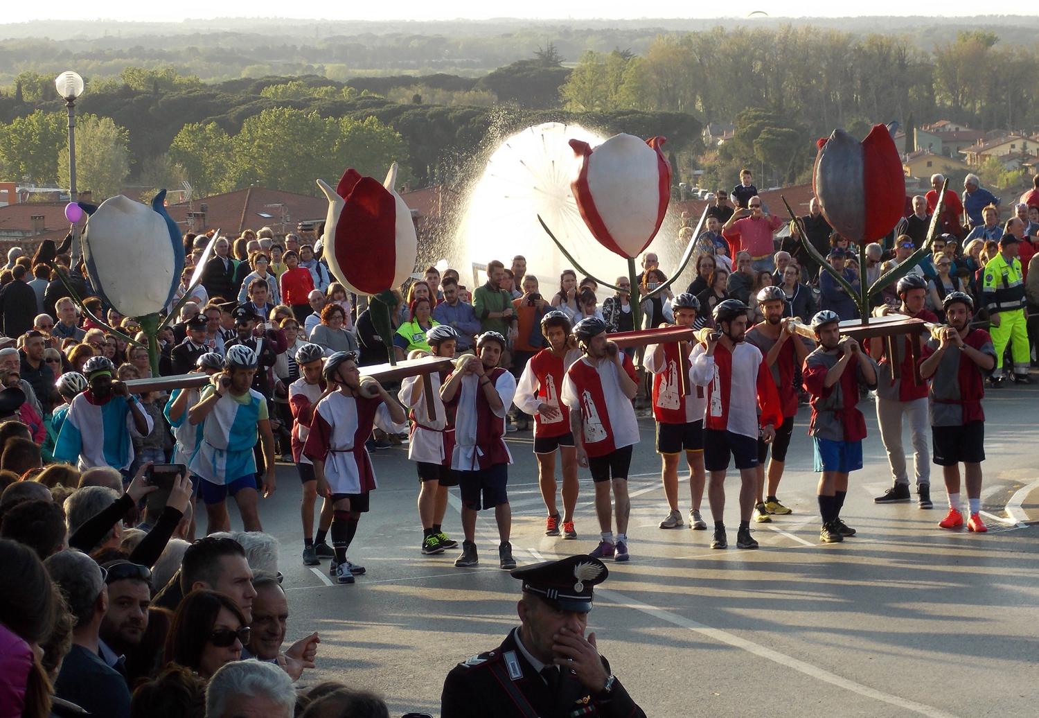 Tulipano 2016 Palio la partenza