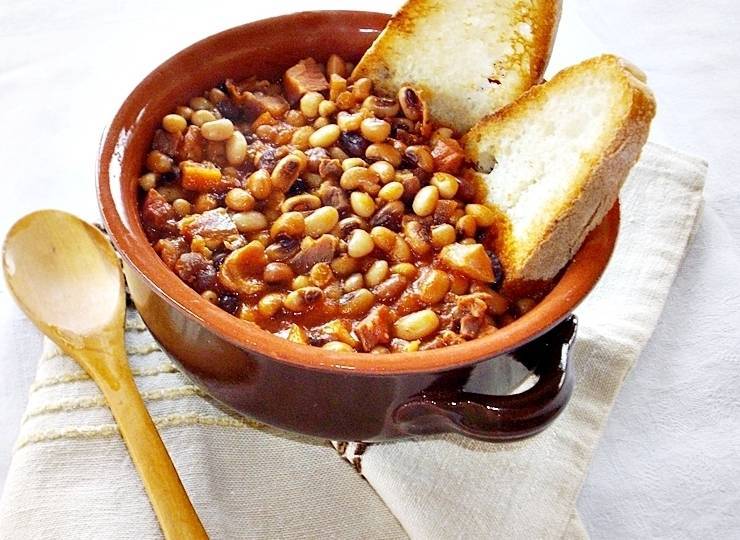 Zuppa di fagiolina del lago con prosciutto 1 LQ1