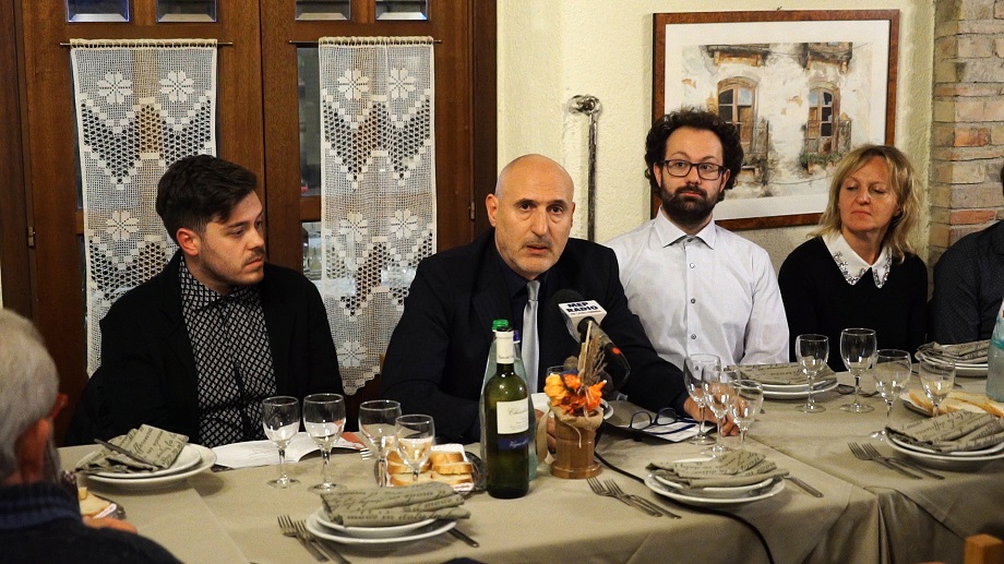 Al centro il sindaco Lodovico Baldini